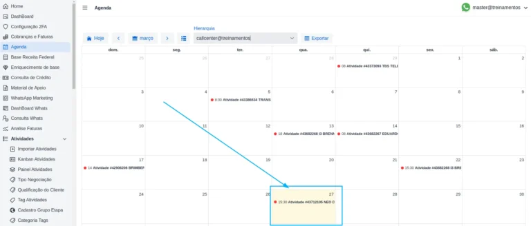 Notificações Agenda